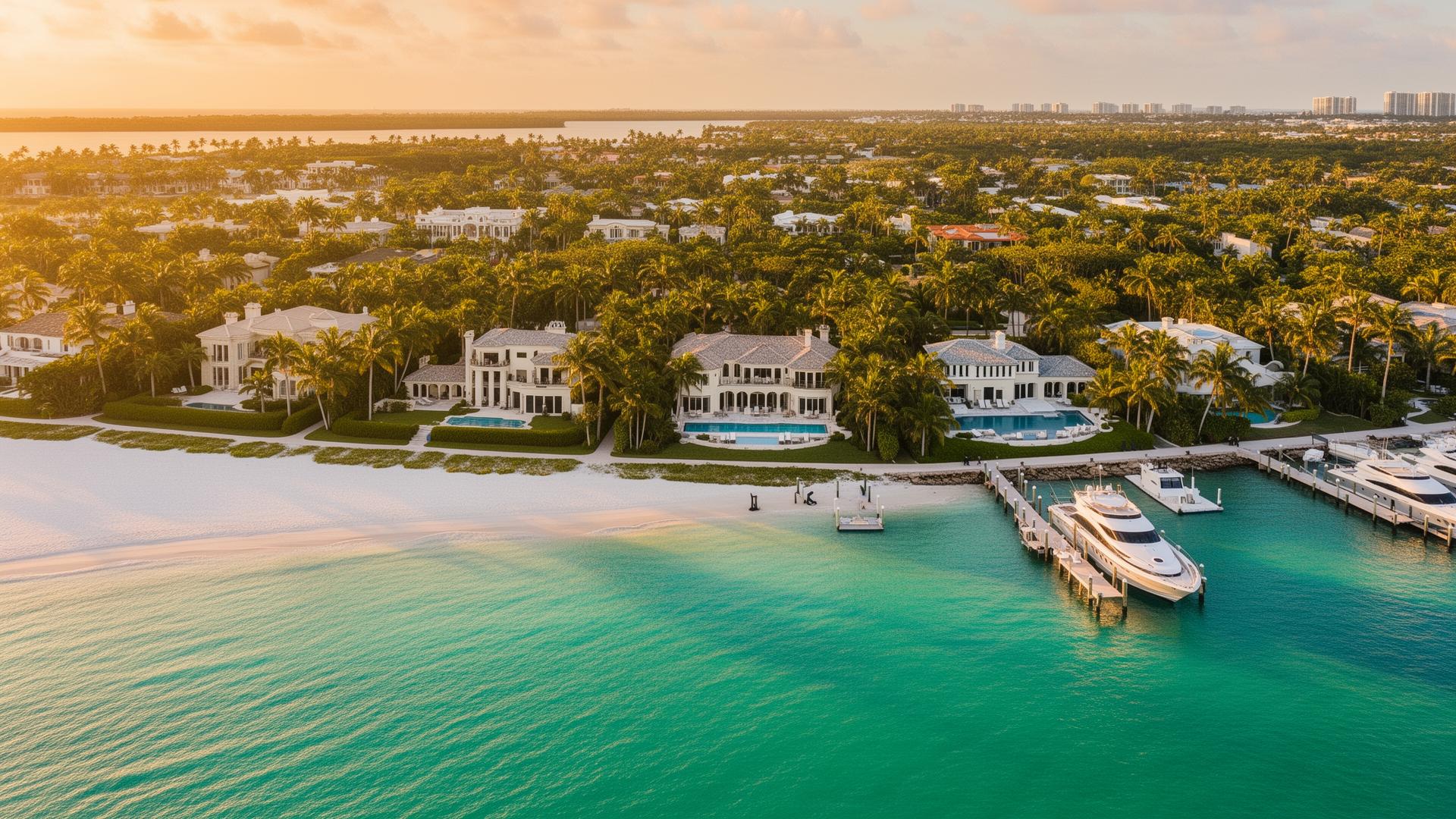 Luxury waterfront properties in Palm Beach